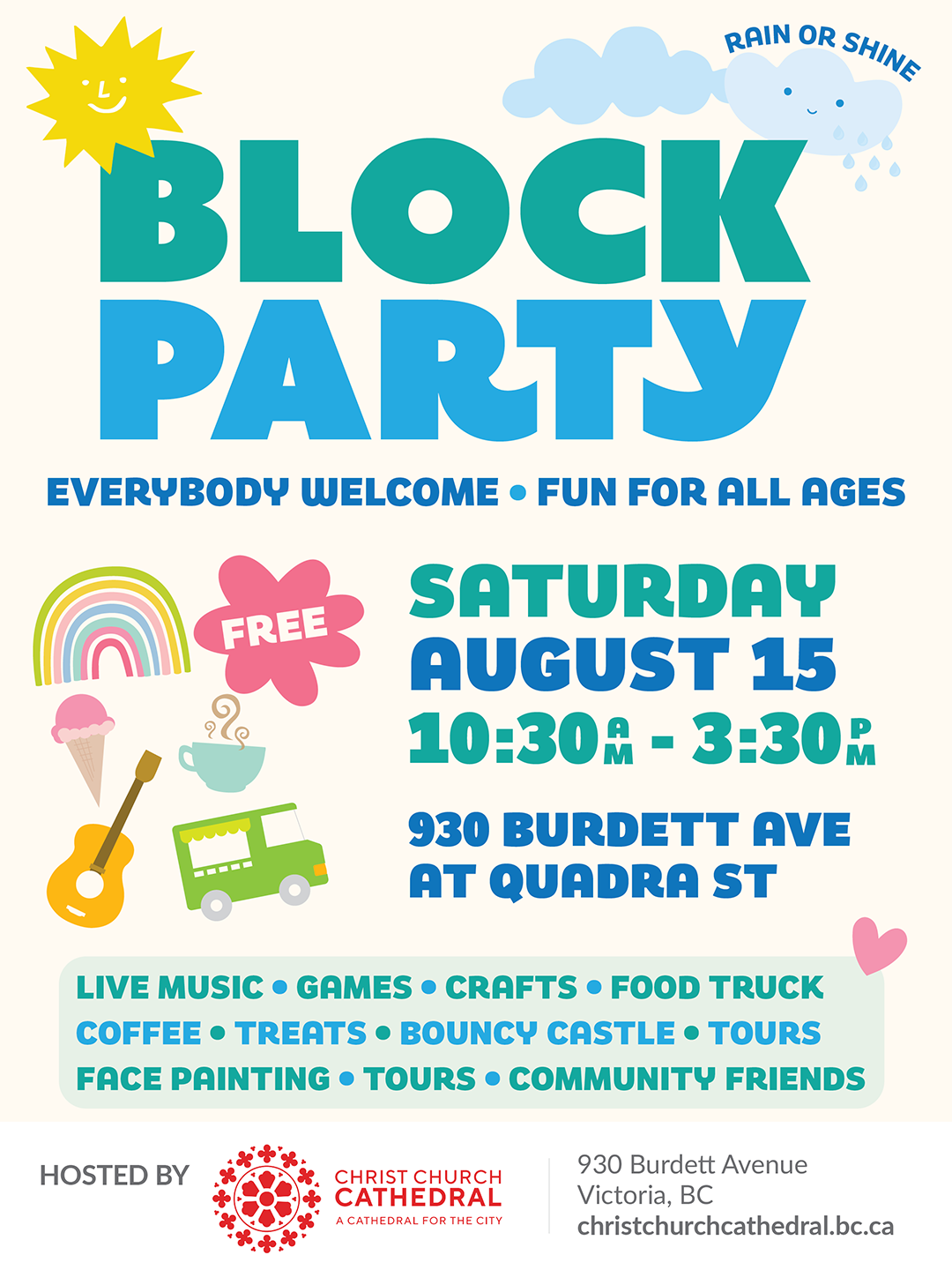 Free Block Party at the Cathedral