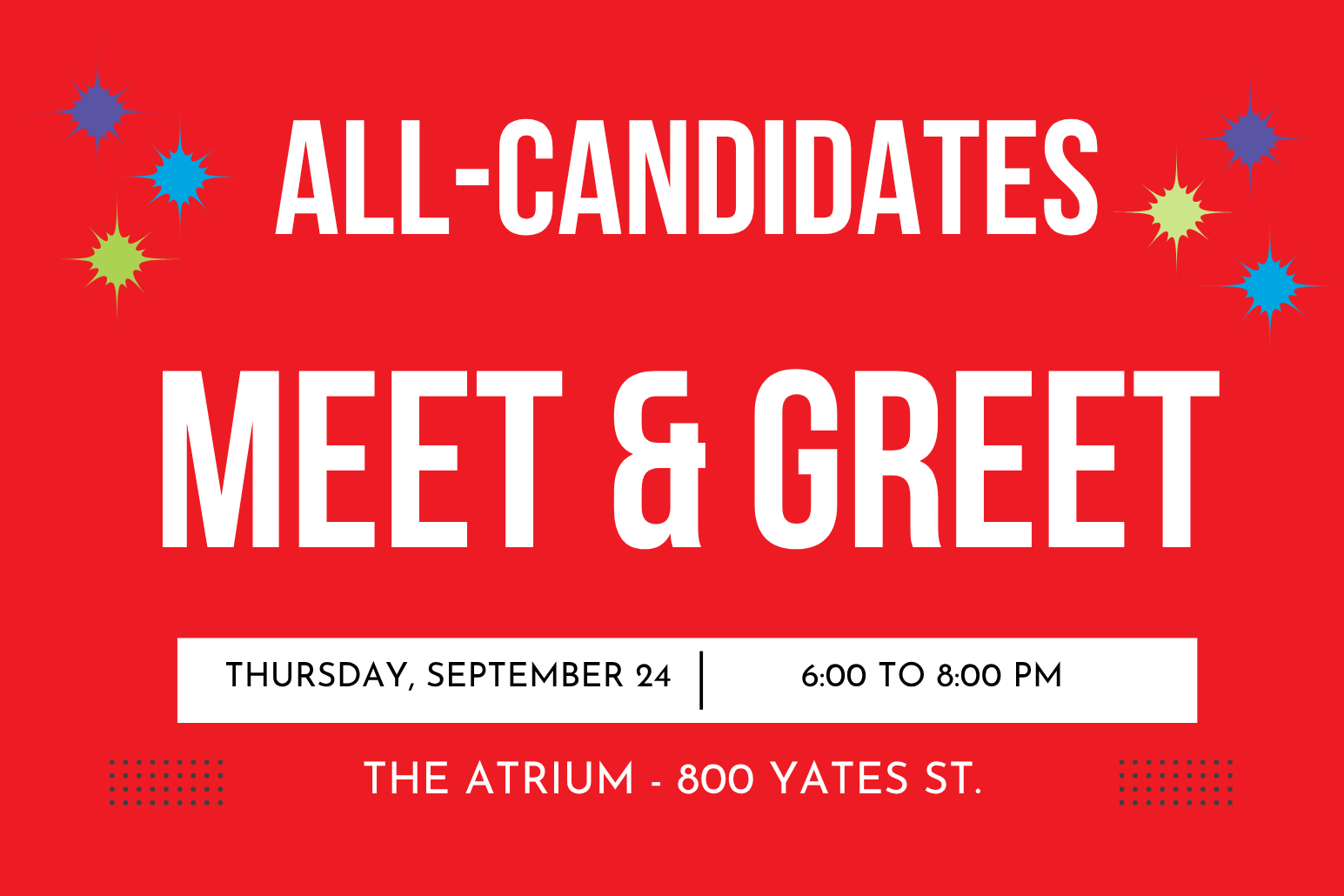 All-Candidates Meet & Greet